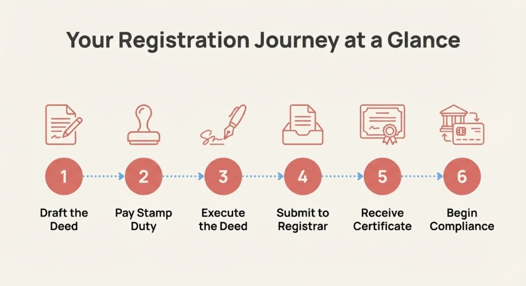 how to register a trust in india